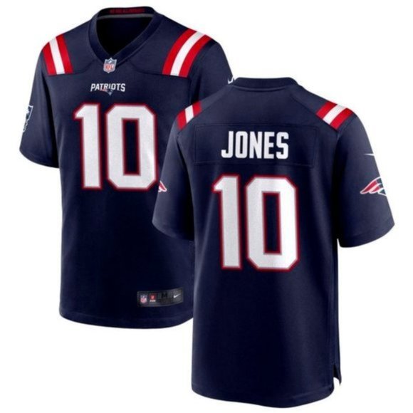 Patriots Mac Jones Navy Jersey - Picture 1 of 1